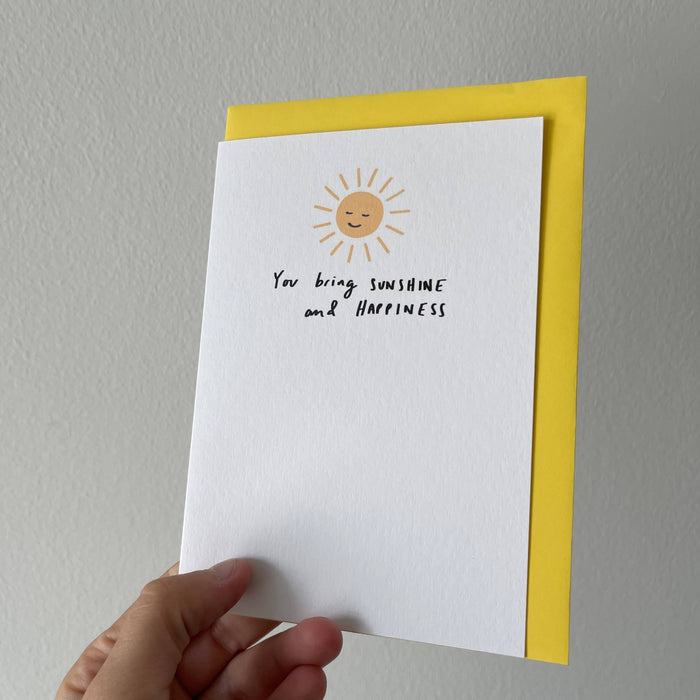 Sunshine and Happiness Little Notes Card