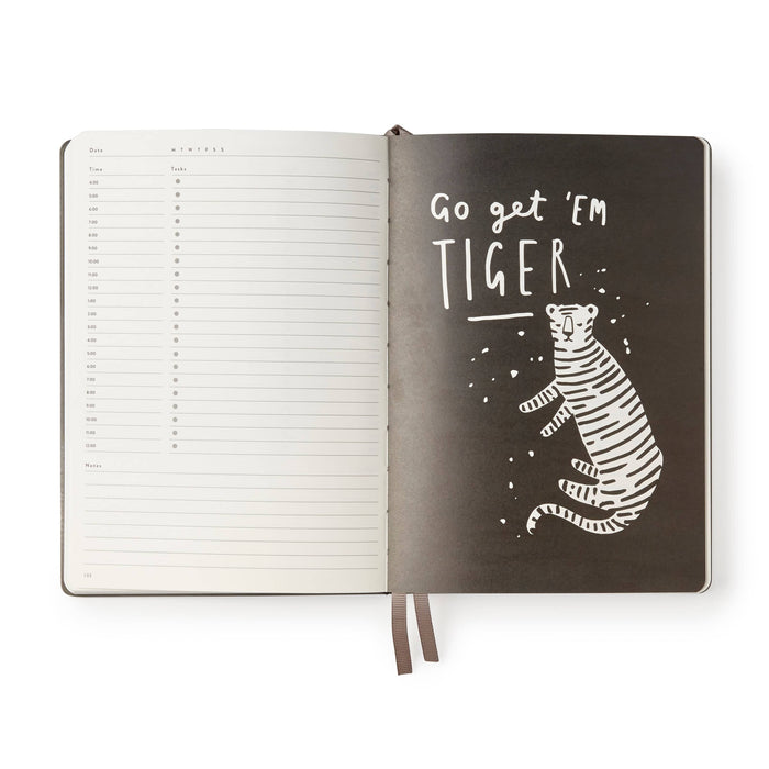 Daily Planner Book - Navy Blue