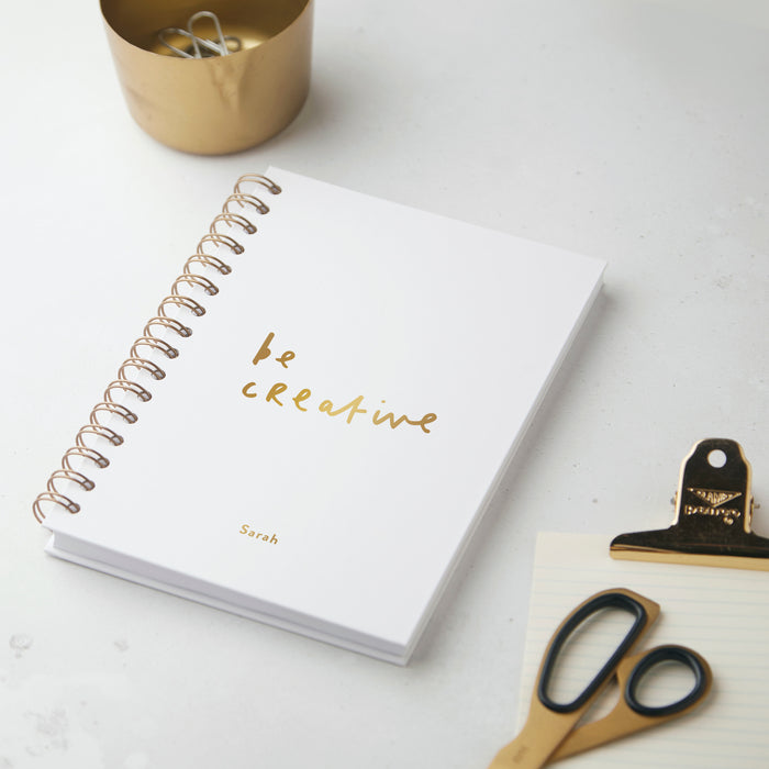 Be Creative Personalised Notebook