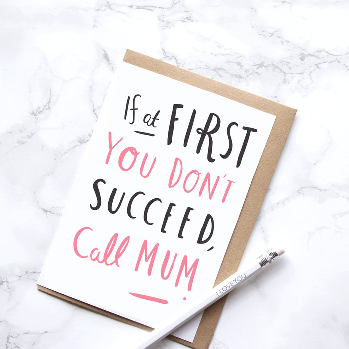 Call Mum Mother's Day Card