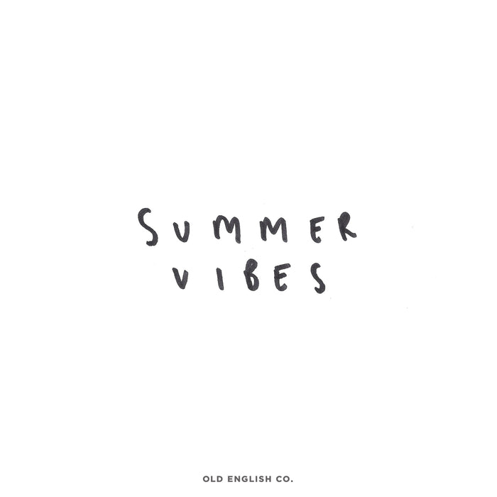 Summer Vibes Quote Image