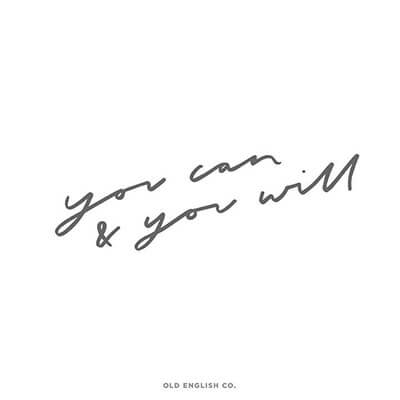 you can and you will quote