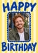 Birthday Stripes Photo Birthday Card personalised photo card