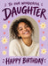 Wonderful Daughter Photo Birthday Card personalised photo card