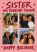 Sister Moments Photo Birthday Card personalised photo card