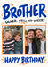 Brother Birthday Photo Birthday Card personalised photo card