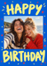 Cobalt Party Photo Birthday Card personalised photo card