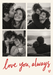 Love in Four Frames Photo Greeting Card personalised photo card