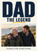 Dad, The Legend Photo Greeting Card personalised photo card