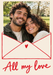 Love Notes Photo Greeting Card personalised photo card