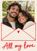 Love Notes Photo Greeting Card personalised photo card