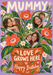 Mummy Love Grows Photo Birthday Card personalised photo card