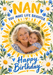 Nan Sunshine Photo Birthday Card personalised photo card