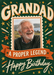 A cream stamp-edged photo frame sits on deep green beneath dimensional serif lettering, with an orange legend banner and scattered stars.