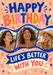Friend Best Bits Photo Birthday Card personalised photo card