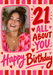 Twenty One You Photo Birthday Card personalised photo card