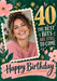 Forty Best Photo Birthday Card personalised photo card