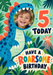 Five Dinosaur Photo Birthday Card personalised photo card