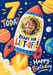 Seven Space Photo Birthday Card personalised photo card