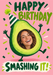 Avocado Photo Birthday Card personalised photo card