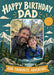 Dad Adventure Photo Birthday Card personalised photo card example