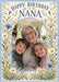 Nana Wildflowers Photo Birthday Card personalised photo card example