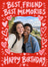 Best Friend Energy Photo Birthday Card personalised photo card example