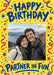 Partner In Fun Photo Birthday Card personalised photo card example