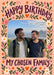 Chosen Family Photo Birthday Card personalised photo card example