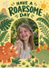 Dinosaur Picnic Photo Birthday Card personalised photo card example
