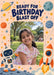 Little Astronaut Photo Birthday Card personalised photo card example