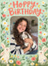 Rabbit Wishes Photo Birthday Card personalised photo card example