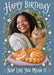 Cat Nap Birthday Photo Birthday Card personalised photo card example