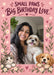 Small Paws Big Love Photo Birthday Card personalised photo card example