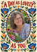 Folk Flowers Photo Birthday Card personalised photo card example