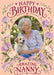 Amazing Nanny Photo Birthday Card personalised photo card example