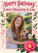 Lovely Daughter In Law Photo Birthday Card personalised photo card example