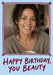 Wonky birthday frame photo card