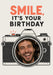 Birthday camera photo card