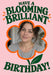 Birthday Flower Power Photo Greeting Card personalised photo card