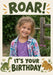 Dino Roar Photo Greeting Card personalised photo card