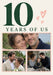 Ten Years Together Photo Greeting Card personalised photo card