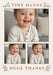 Tiny Hands, Huge Thanks Photo Greeting Card personalised photo card