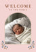 Baby Blossom Photo Greeting Card personalised photo card