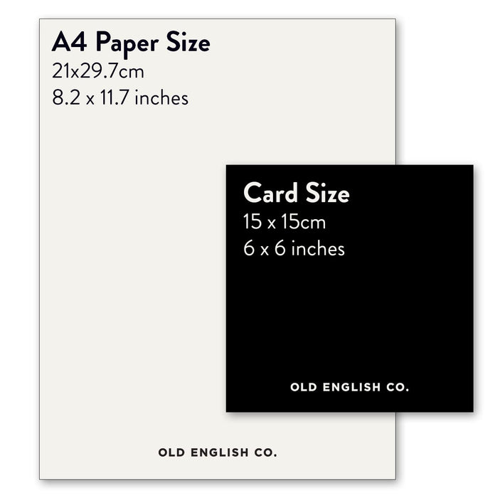 Old English Co. Cheers and Beers to 40 Years Happy Birthday Card - Fun Manly Fortieth Card for Men | Humour for Dad, Uncle, Brother, Nephew, Son, Cousin | Blank Inside & Envelope Included