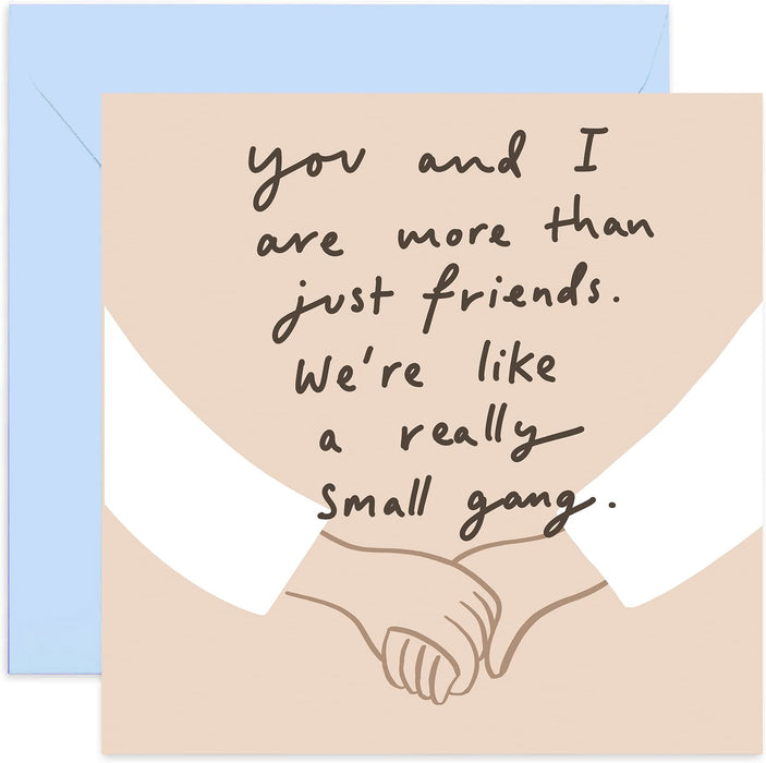 Old English Co. Small Gang Friendship Card - Stylish Best Wishes for Besties | Perfect for Galentine's BFF, Best Friends | Blank Inside & Envelope Included
