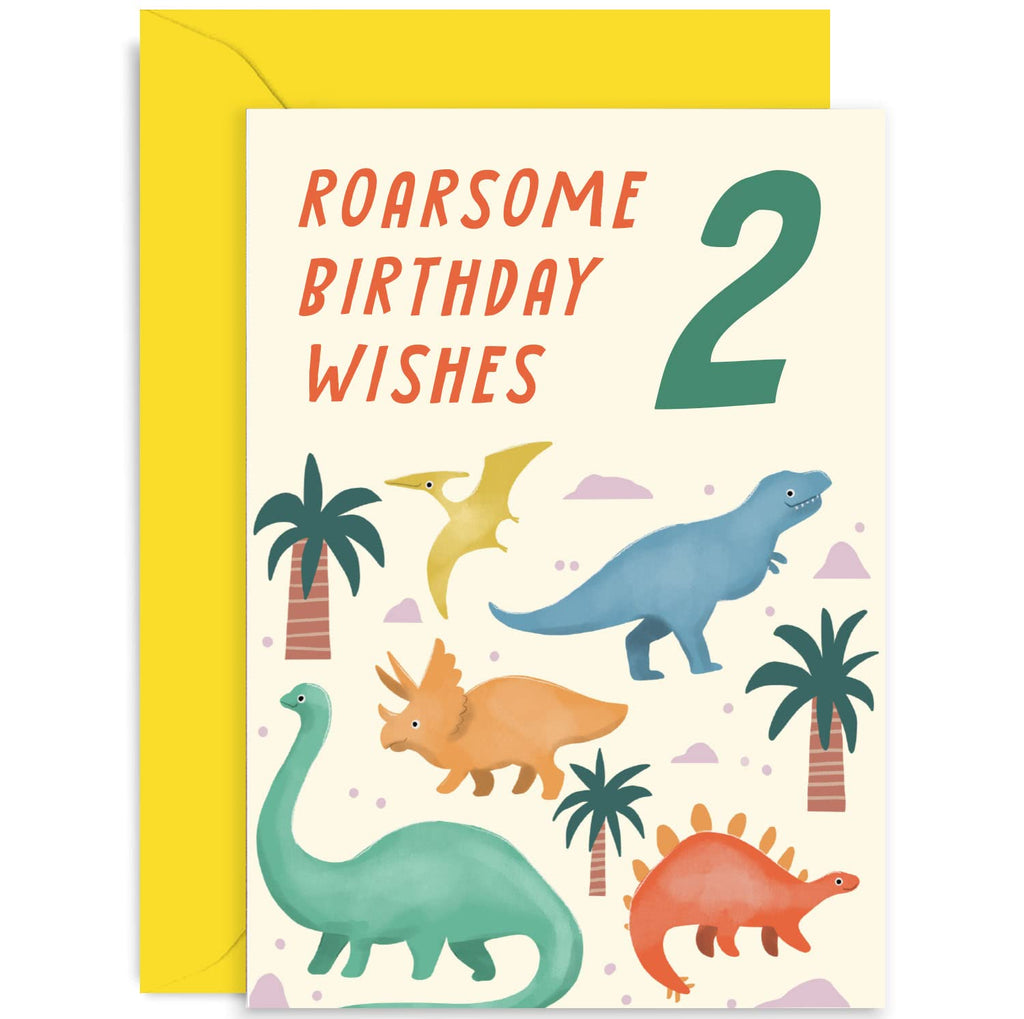 Roarsome Dinosaur Two Today Birthday – Parcel of Love