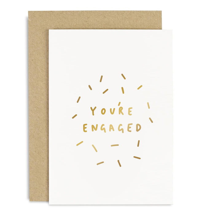 You're Engaged Confetti Card
