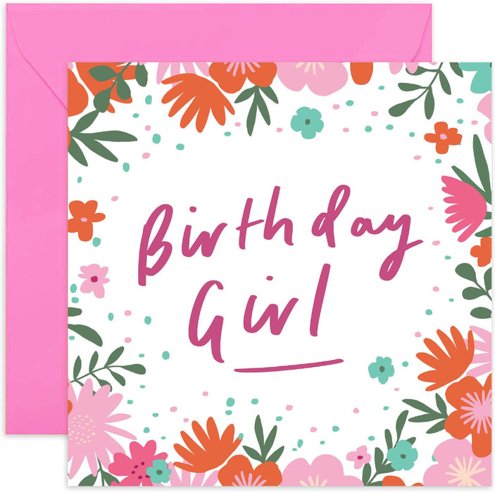 Old English Co. Happy Birthday Wonderful at Sixty Card - Square 60th Birthday Card | Suitable for Women, Mum, Grandma | Blank Inside & Envelope Included