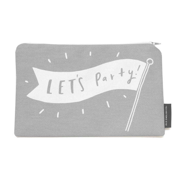 Let's Party Make Up Pouch - Pencil Case Gift | Cosmetics Bag | Stocking Filler Present
